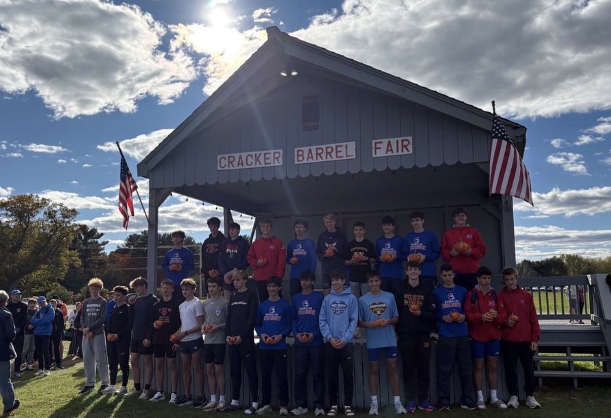 Top 25 podium after the 2025 Bay State Conference Championship