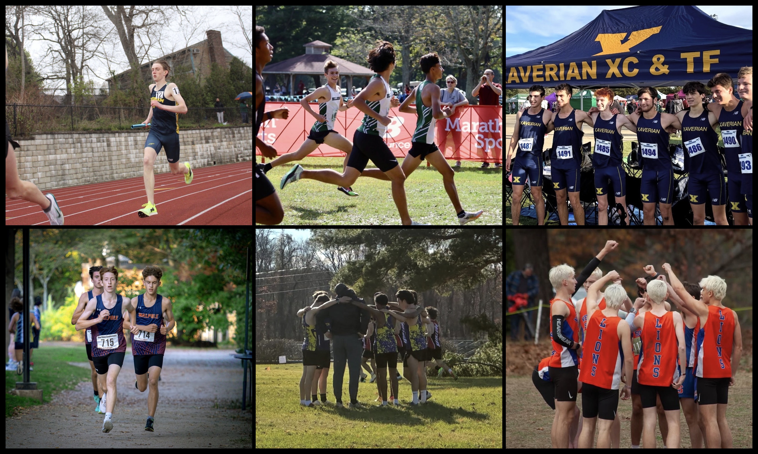 Massachusetts cross country runners and teams