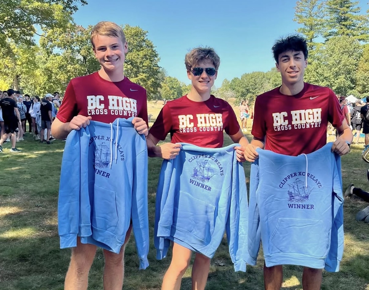 BC High runners after the Clipper Relays
