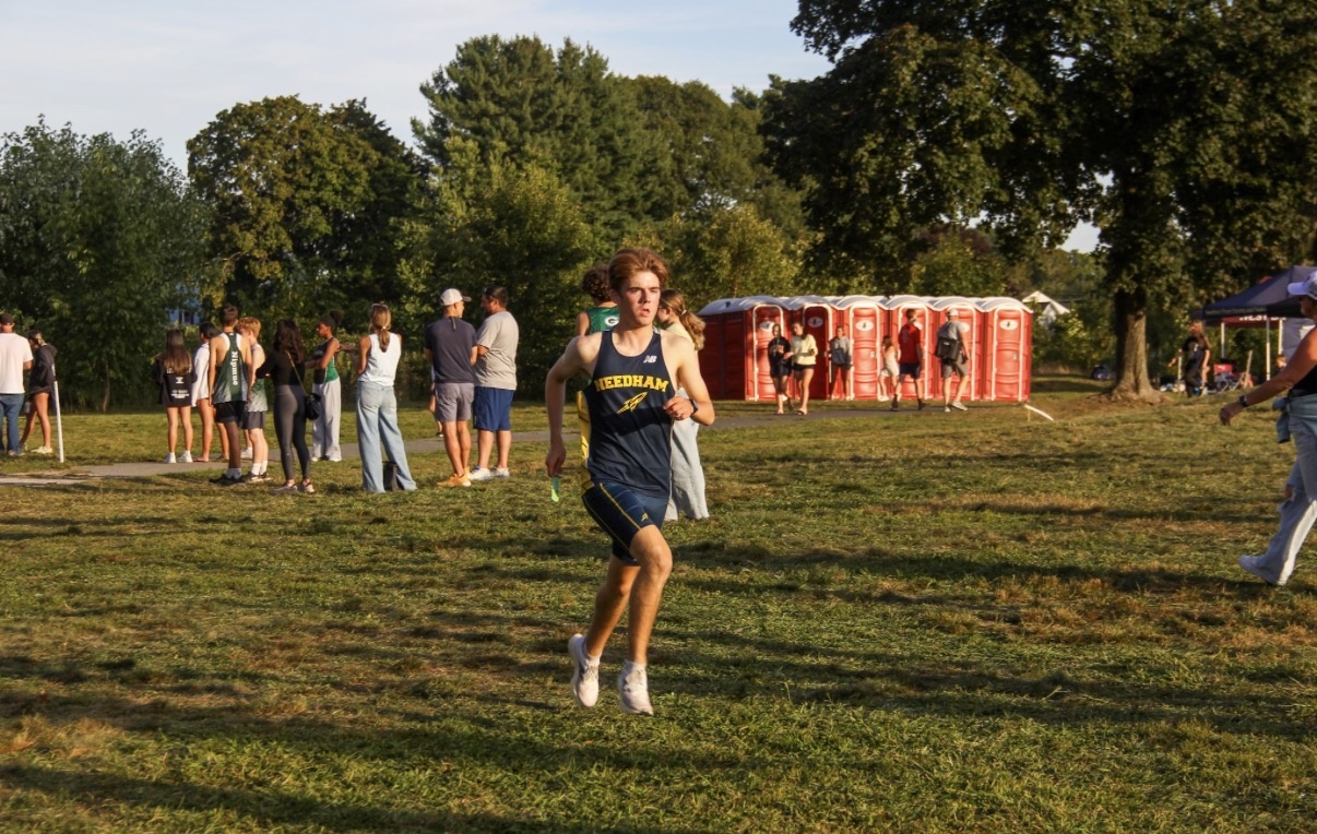 Will Courcier racing at the MSTCA XC Relays